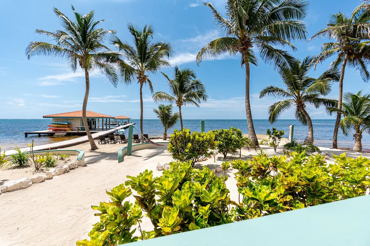Pool area in the Belizean Shores Resort photo gallery