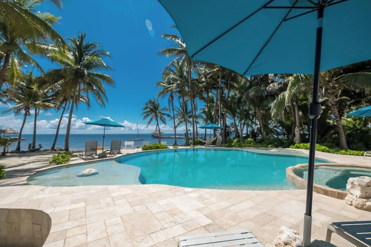 Pool area in the Coral Bay Villas photo gallery