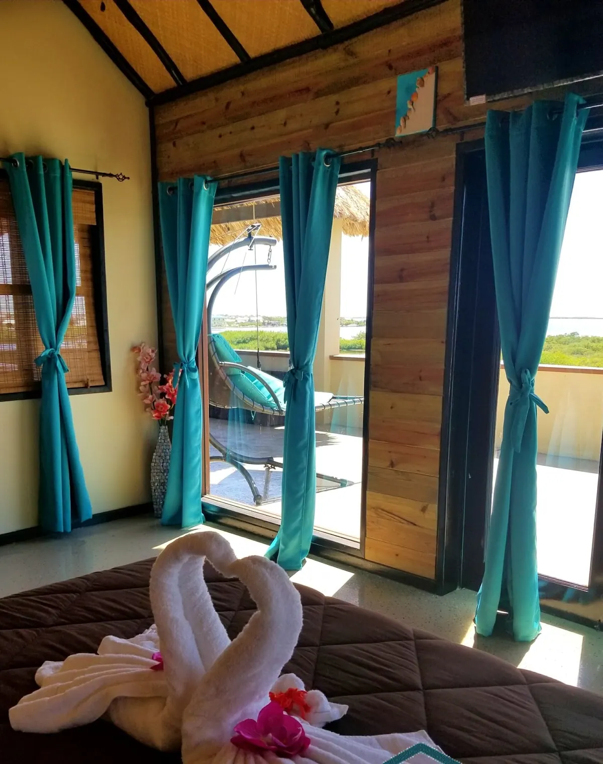 Guest room in the Lina Point Overwater Resort photo gallery