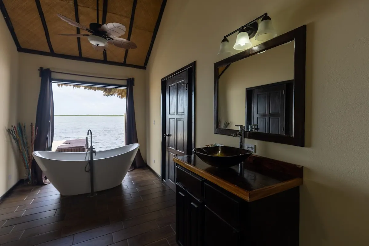 Bathroom in the Lina Point Overwater Resort photo gallery