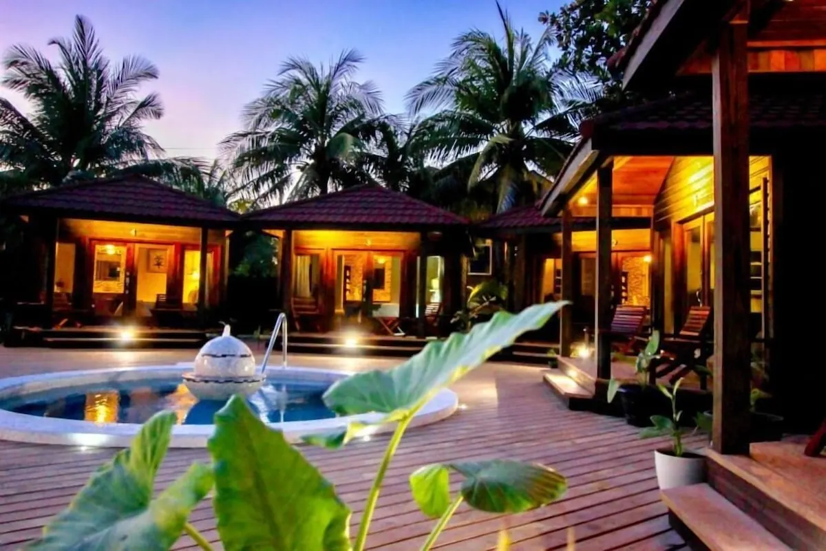 Pool area in the Marbucks Bed & Breakfast photo gallery