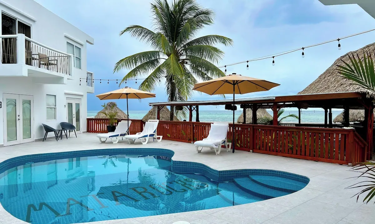 Pool area in the Mata Rocks Resort photo gallery