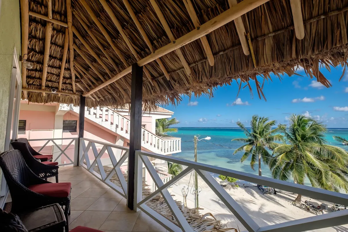 Balcony view in the The Palapa House photo gallery
