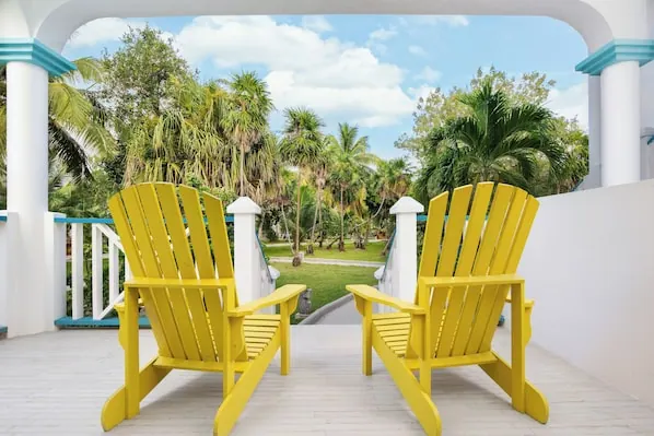 Property view in the Reef Haven Belize photo gallery