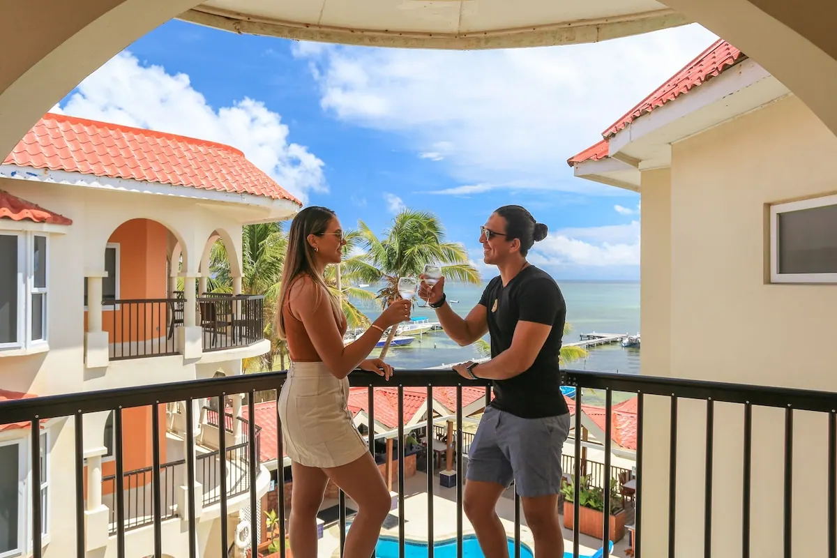 Pool area in the SunBreeze Suites photo gallery