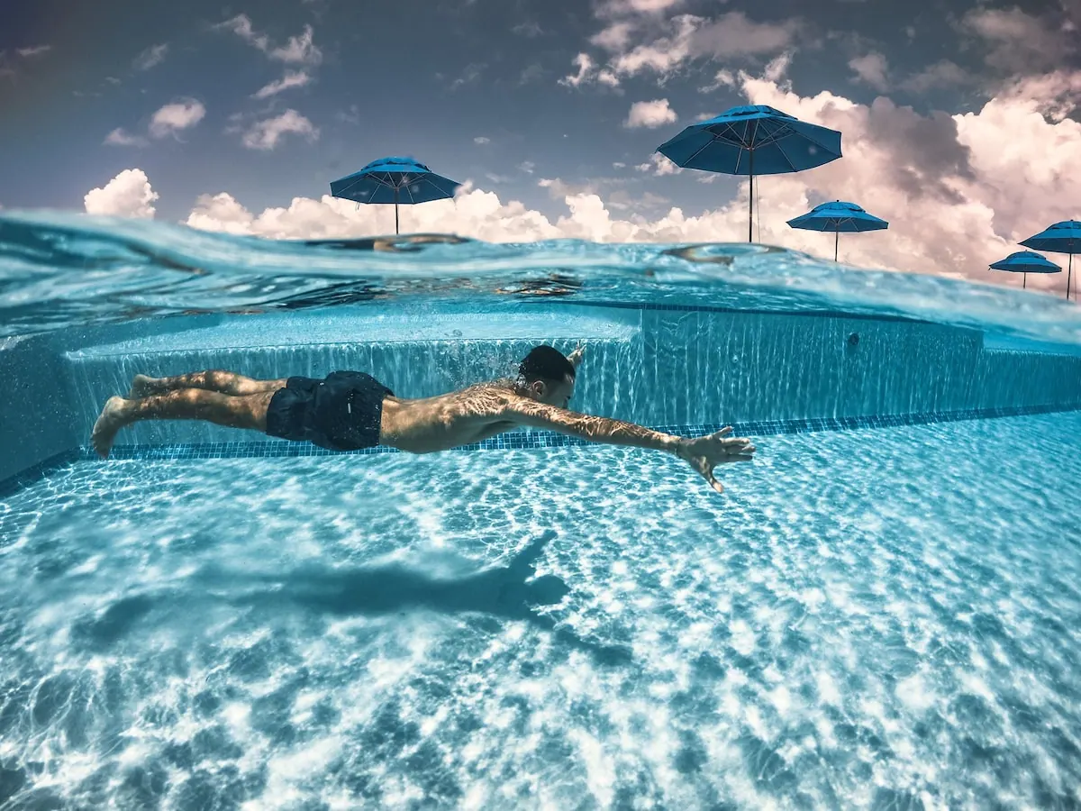 Pool area in the Sunset Caribe Belize photo gallery
