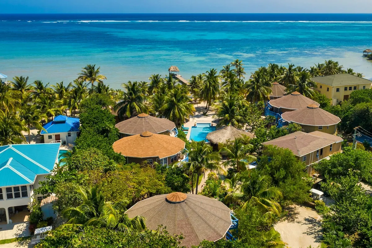 Aerial property view in the White Sands Cove Resort photo gallery