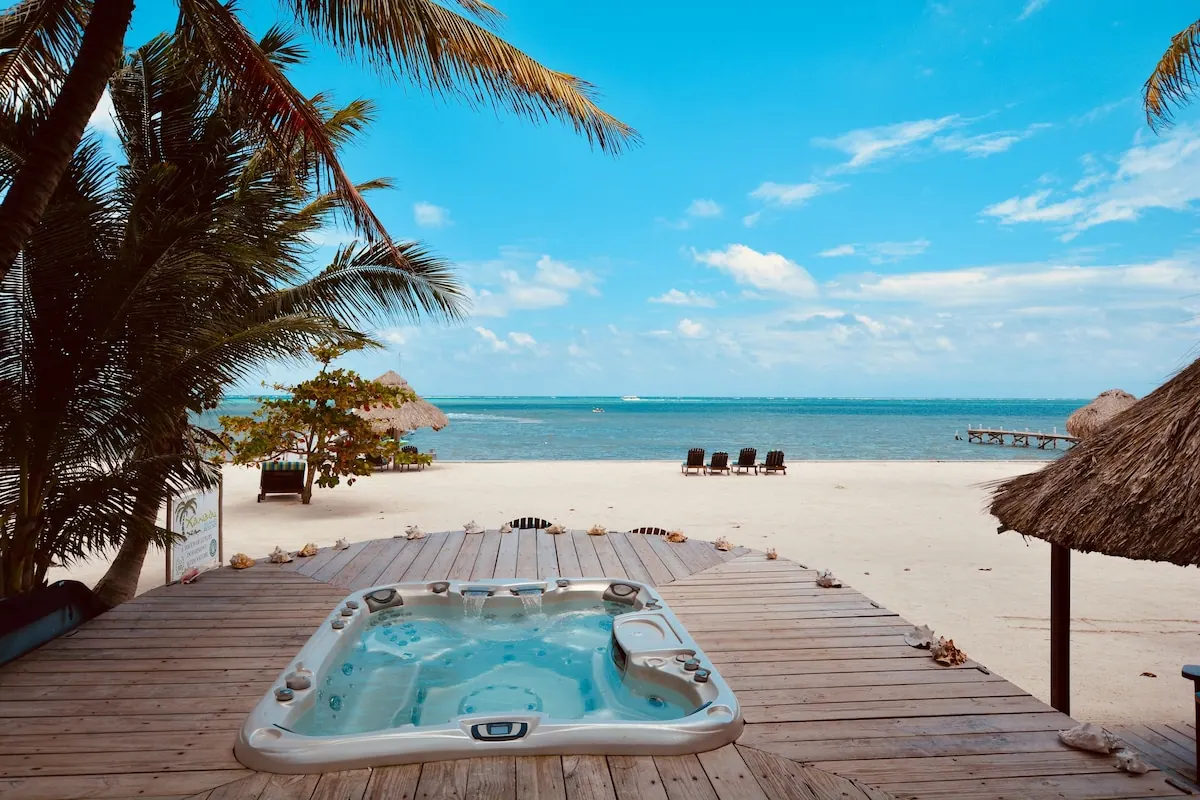 Coastal setting in the Xanadu Island Resort photo gallery