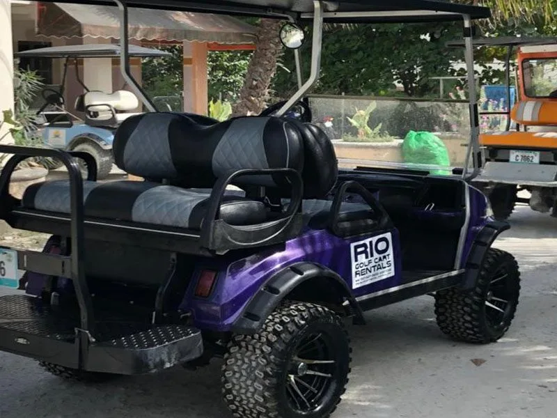 Golf Cart in Ambergris Caye
